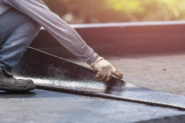 Professional Emergency Waterproofing technician working in Wathena, KS